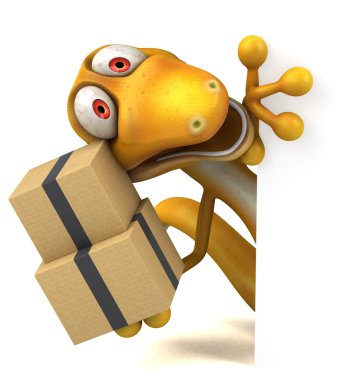 Eğlenceli çizgi film kertenkele