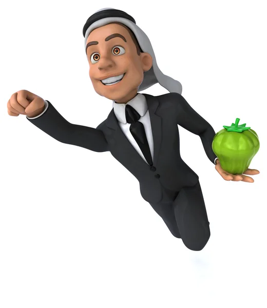 Cartoon Arab businessman — Stock Photo, Image