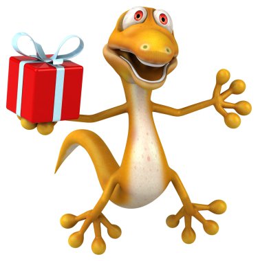 Eğlenceli çizgi film kertenkele