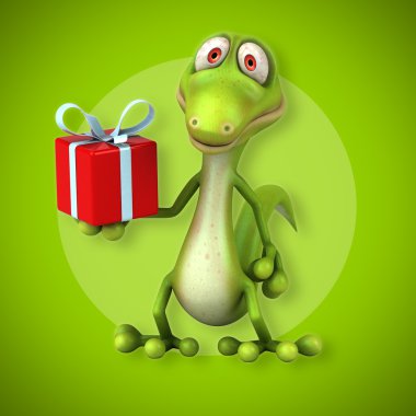 Eğlenceli çizgi film kertenkele