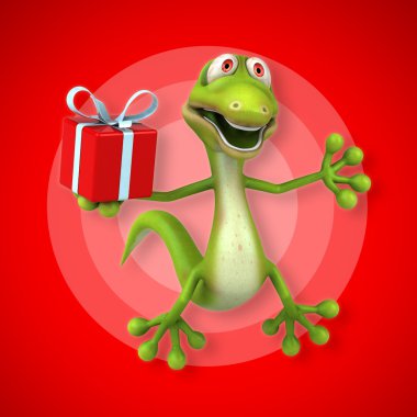 Eğlenceli çizgi film kertenkele