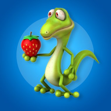 Eğlenceli çizgi film kertenkele