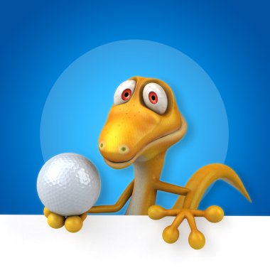 Eğlenceli çizgi film kertenkele