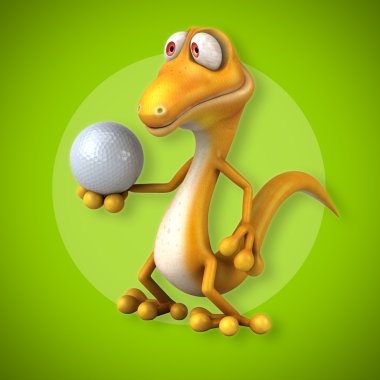 Eğlenceli çizgi film kertenkele