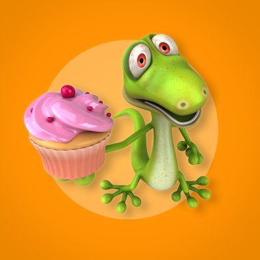 Eğlenceli çizgi film kertenkele