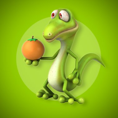 Eğlenceli çizgi film kertenkele