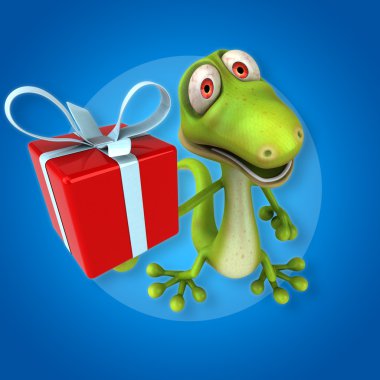 Eğlenceli çizgi film kertenkele