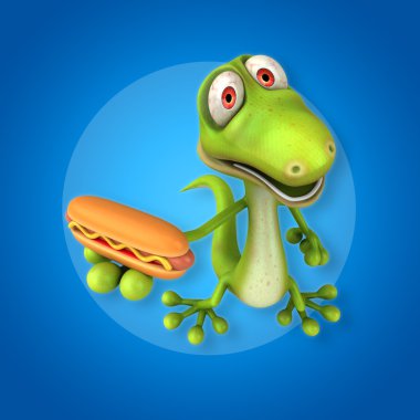 Eğlenceli çizgi film kertenkele