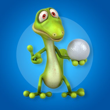 Eğlenceli çizgi film kertenkele