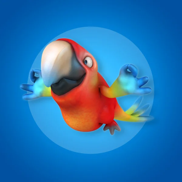 Fun cartoon Parrot — Stock Photo, Image