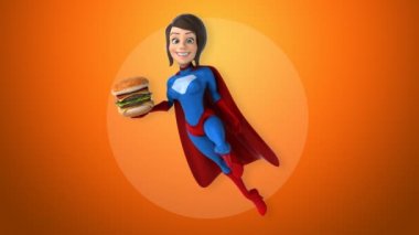 çizgi film süper kadın