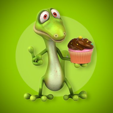 Eğlenceli çizgi film kertenkele