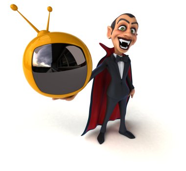 Eğlenceli çizgi film Vampire