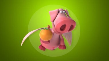 komik karikatür domuz