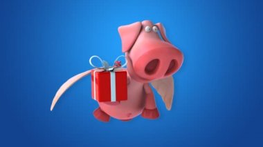 komik karikatür domuz