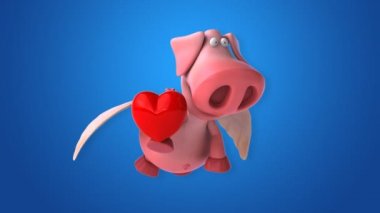 komik karikatür domuz