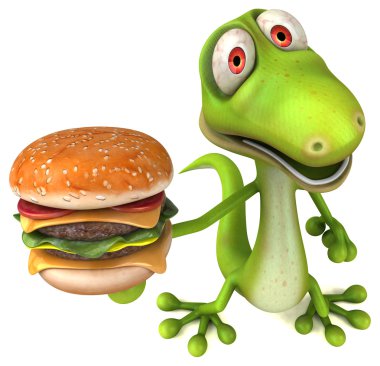 Eğlenceli çizgi film kertenkele