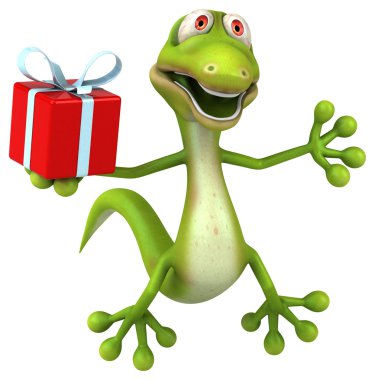 Eğlenceli çizgi film kertenkele