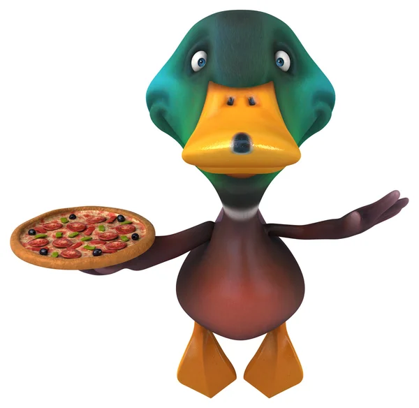 Fun cartoon Duck — Stock Photo, Image