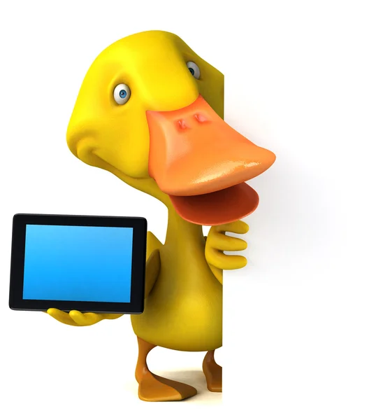 Fun cartoon Duck — Stock Photo, Image