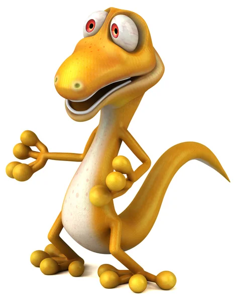 Fun cartoon lizard — Stock Photo, Image