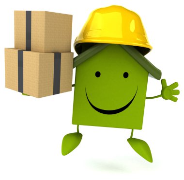 Eğlenceli çizgi film evi