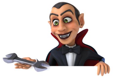 Eğlenceli çizgi film Vampire