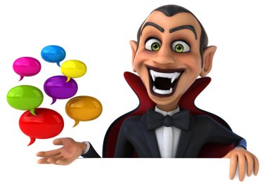 Eğlenceli çizgi film Vampire