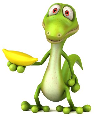 Eğlenceli çizgi film kertenkele