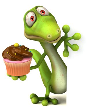 Eğlenceli çizgi film kertenkele