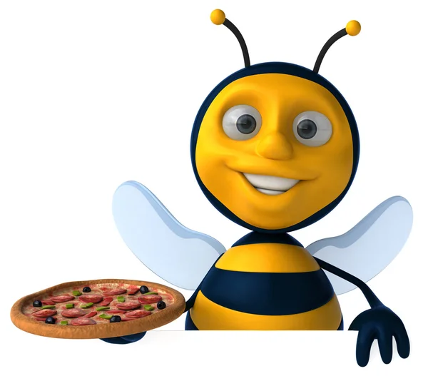 Fun cartoon bee — Stock Photo, Image