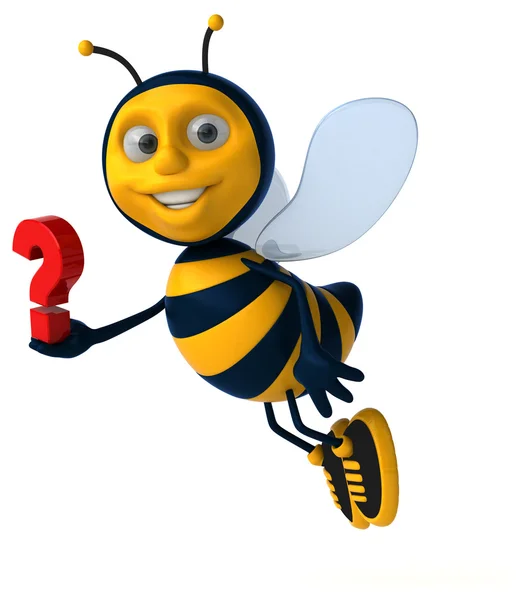 Fun cartoon bee — Stock Photo, Image