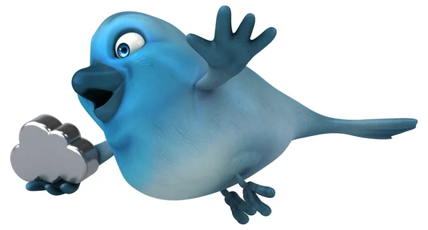 Cartoon Blue bird — Stock Photo, Image