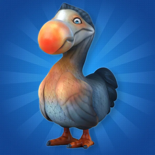 Rolig tecknad Dodo bird — Stockfoto