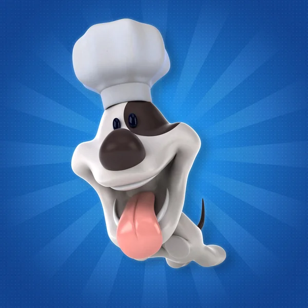 Fun cartoon dog — Stock Photo, Image