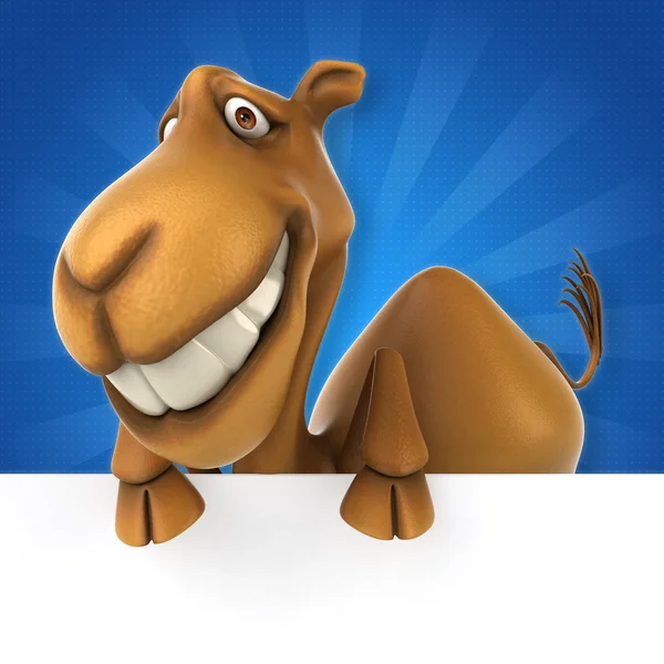 Fun cartoon camel — Stock Photo, Image