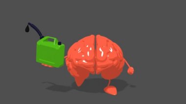 Eğlenceli çizgi film beyin