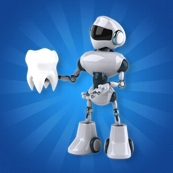 Fun cartoon Robot — Stock Photo, Image