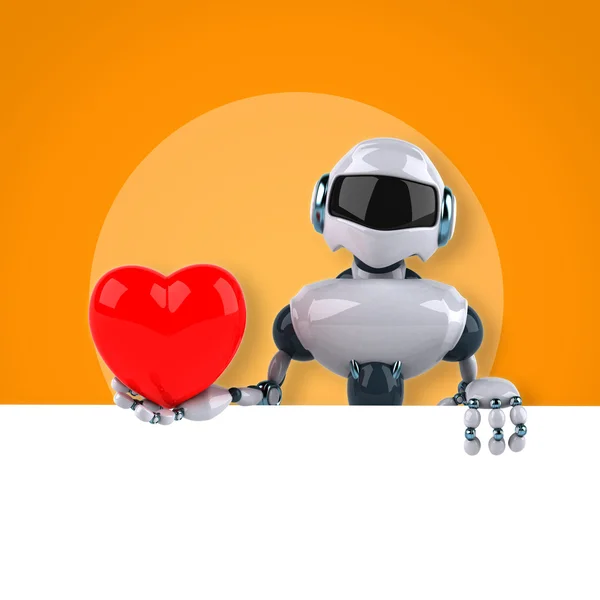 Fun cartoon Robot — Stock Photo, Image