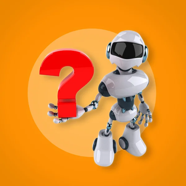 Leuke cartoon robot — Stockfoto