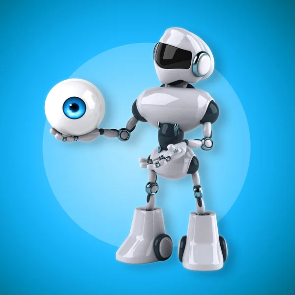 Leuke cartoon robot — Stockfoto