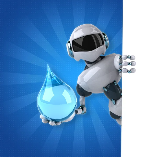 Leuke cartoon robot — Stockfoto