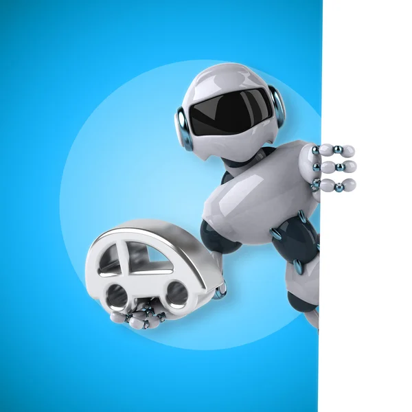 Leuke cartoon robot — Stockfoto