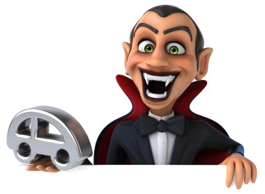 Eğlenceli çizgi film Vampire