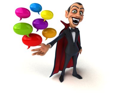 Eğlenceli çizgi film Vampire