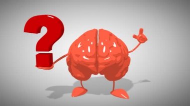 Eğlenceli çizgi film beyin