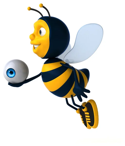 Fun cartoon bee — Stock Photo, Image