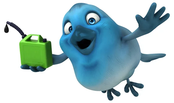 Leuke cartoon Blue bird — Stockfoto