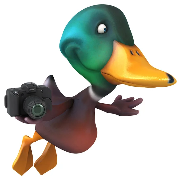 Fun cartoon Duck — Stock Photo, Image