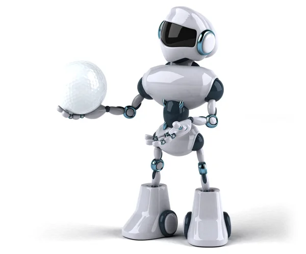 Fun cartoon Robot — Stock Photo, Image